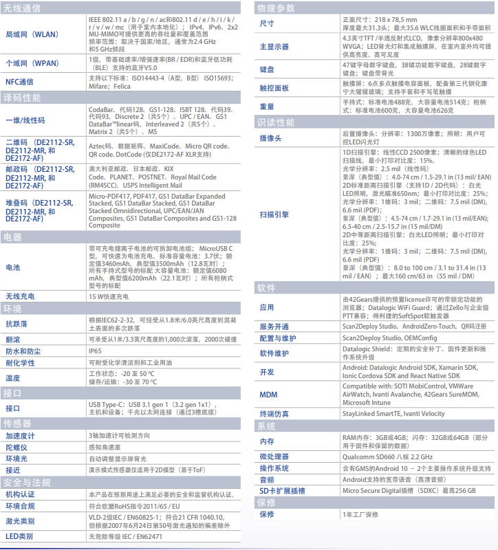 得利捷Skorpio X5工業(yè)Android移動(dòng)數(shù)據(jù)終端