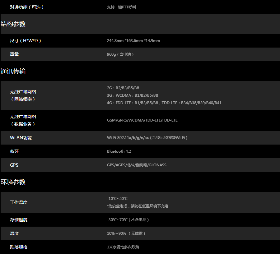 iData P1參數(shù)二